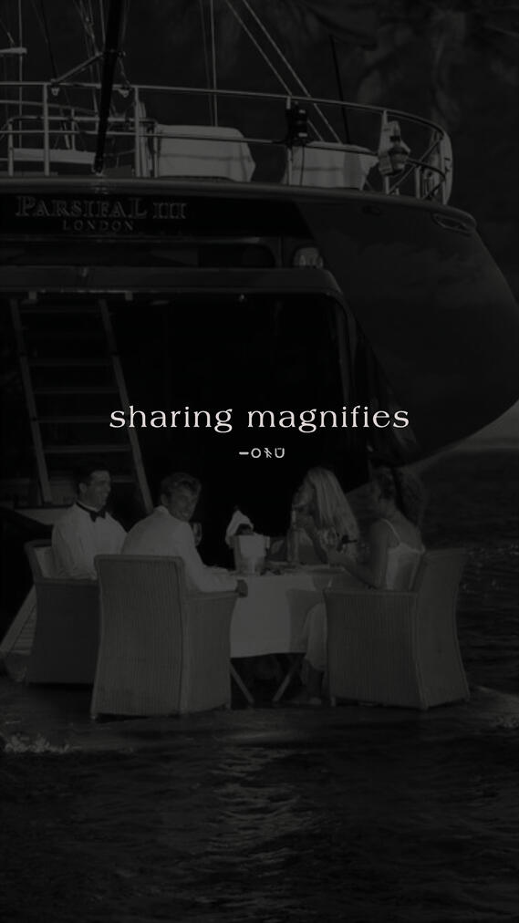 sharing magnifies