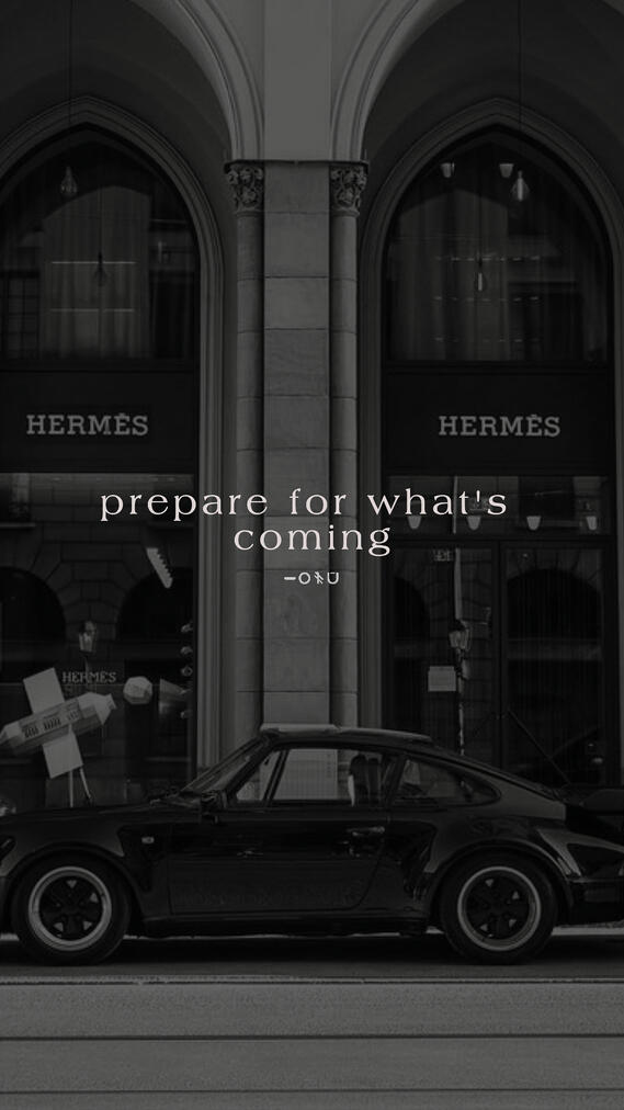 prepare for what&#39;s coming