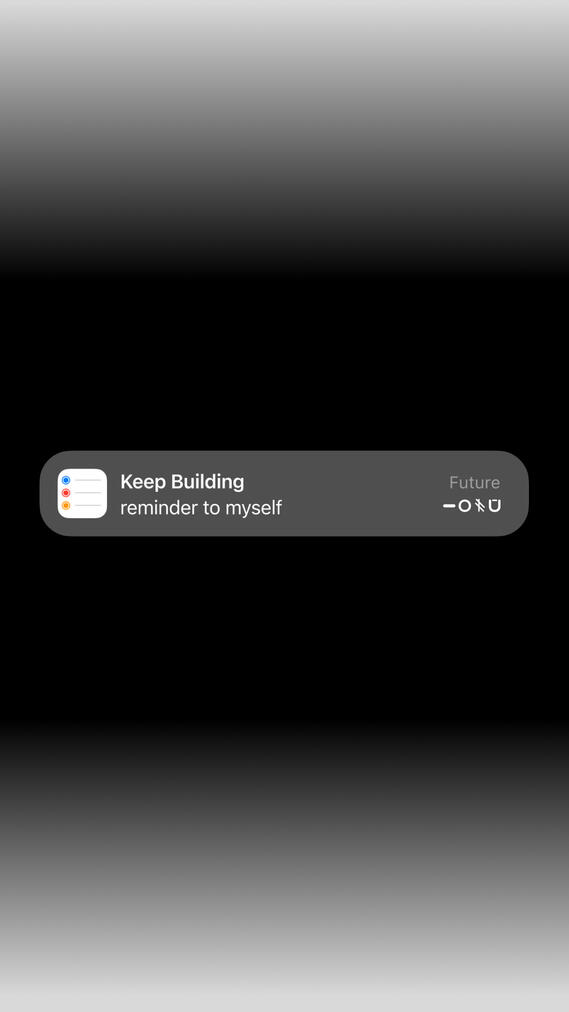 keep building