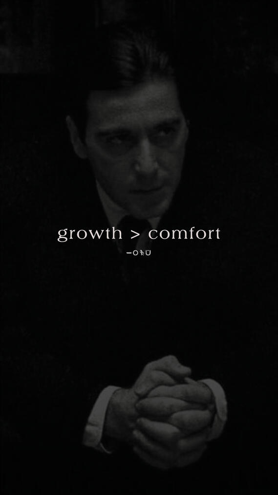 growth over comfort